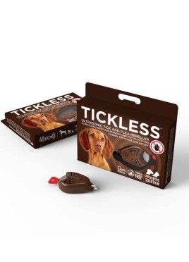 Tickless Ultrasonic Flea, Lice & Tick Control Repeller Brown